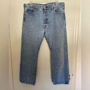 Vintage Levi's Blue Straight Leg Jeans Classic Denim 36x29